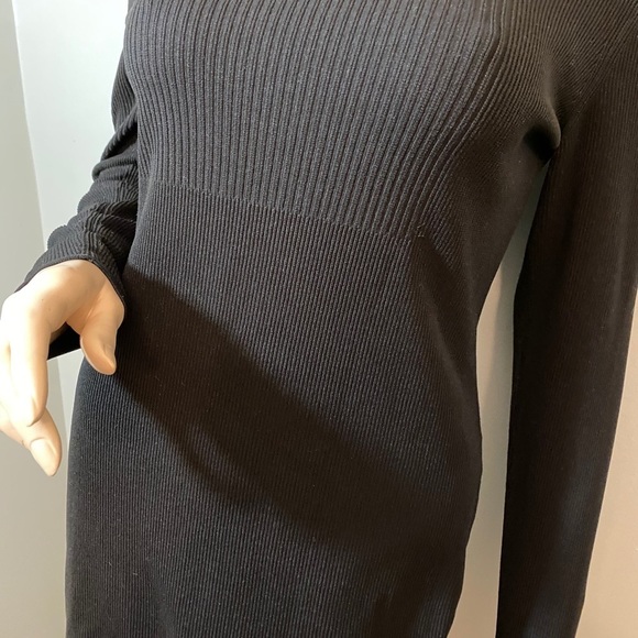 Marc by Marc Jacobs Black Ribbed sheath Dress - Picture 4 of 9